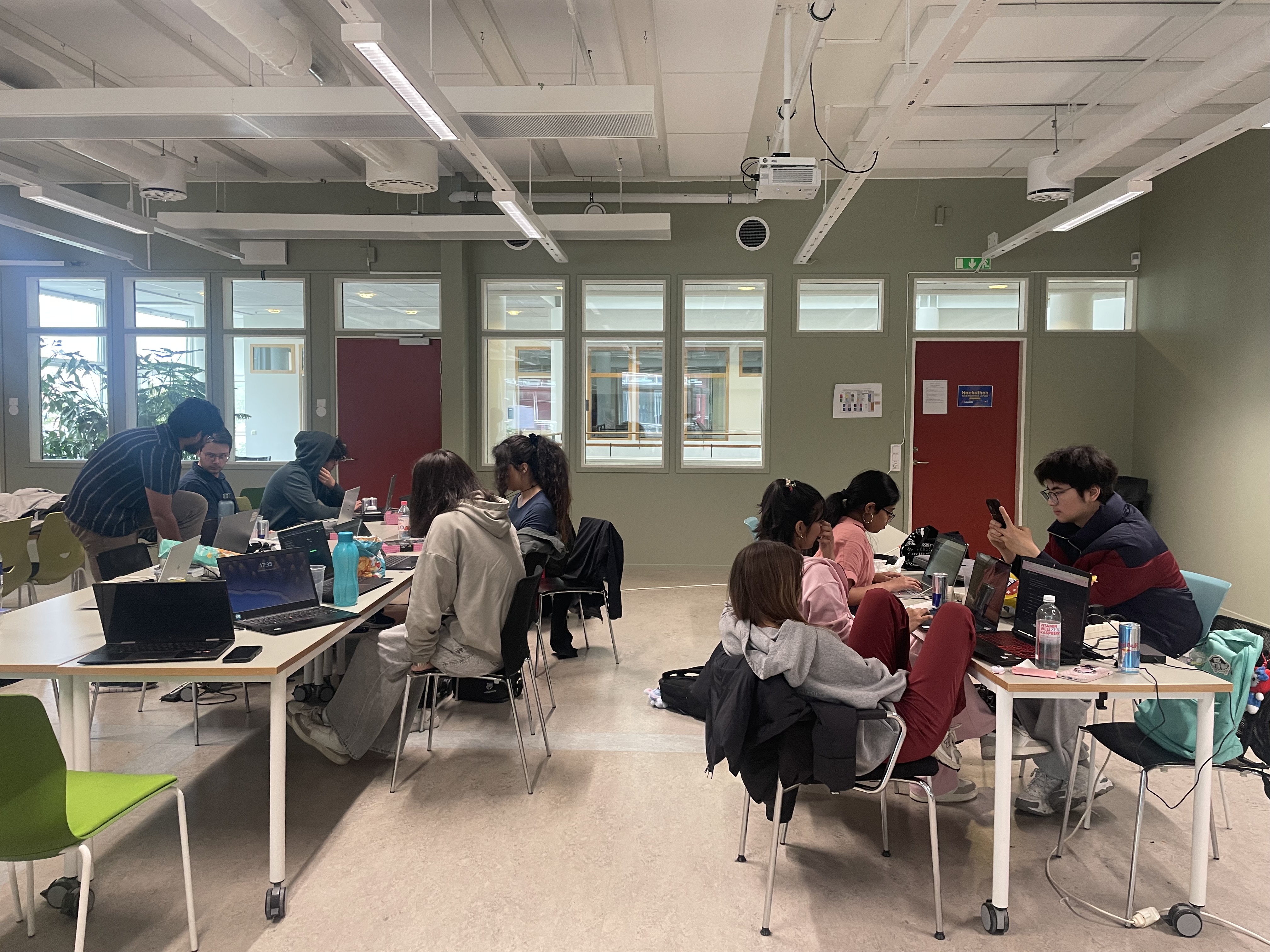Groups working