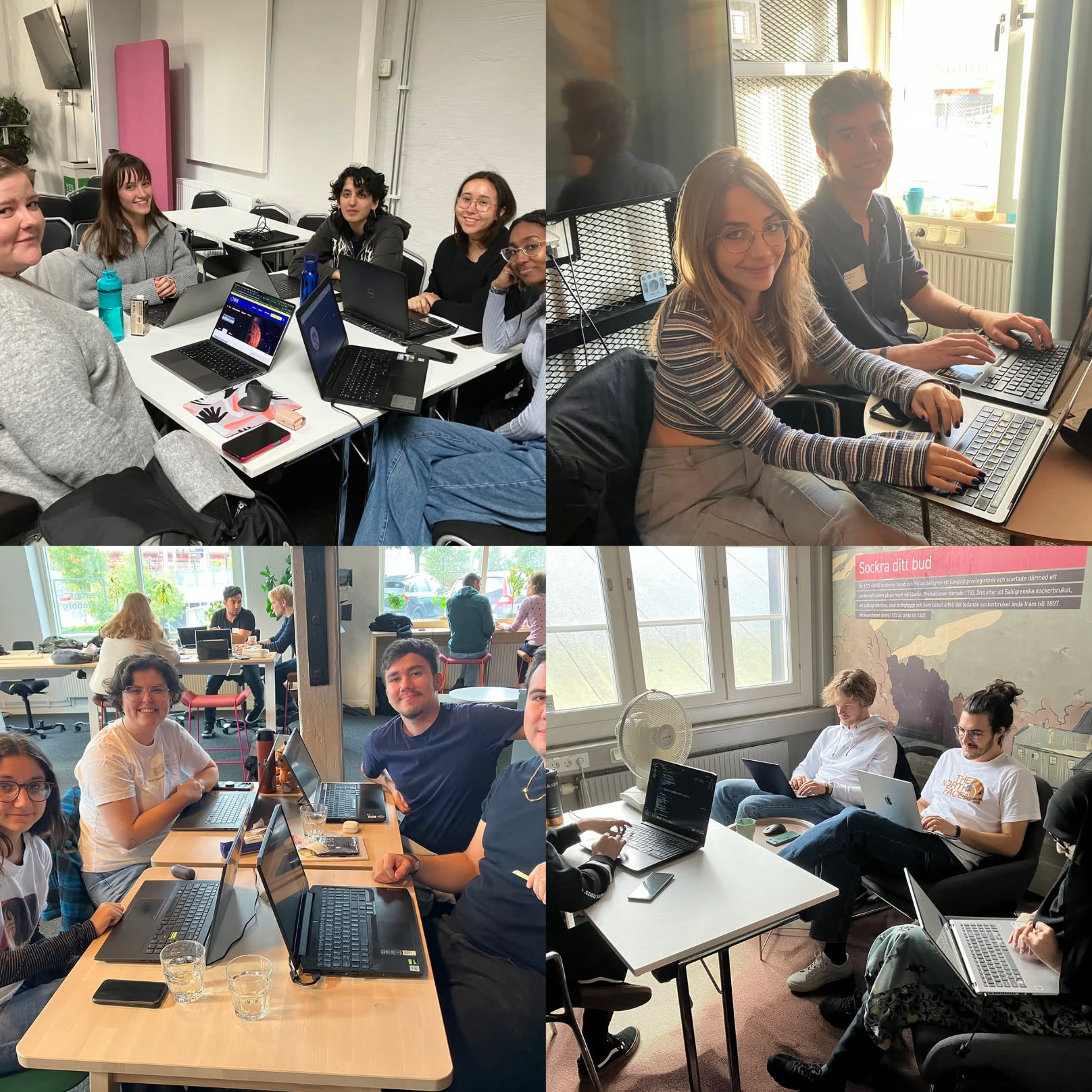 SEM students working 1